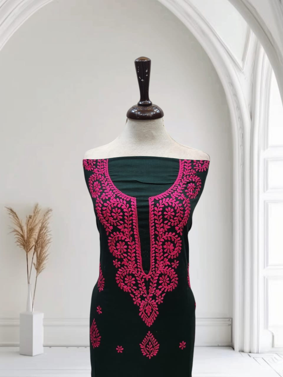 Lawn budget hand embroidered shirt
