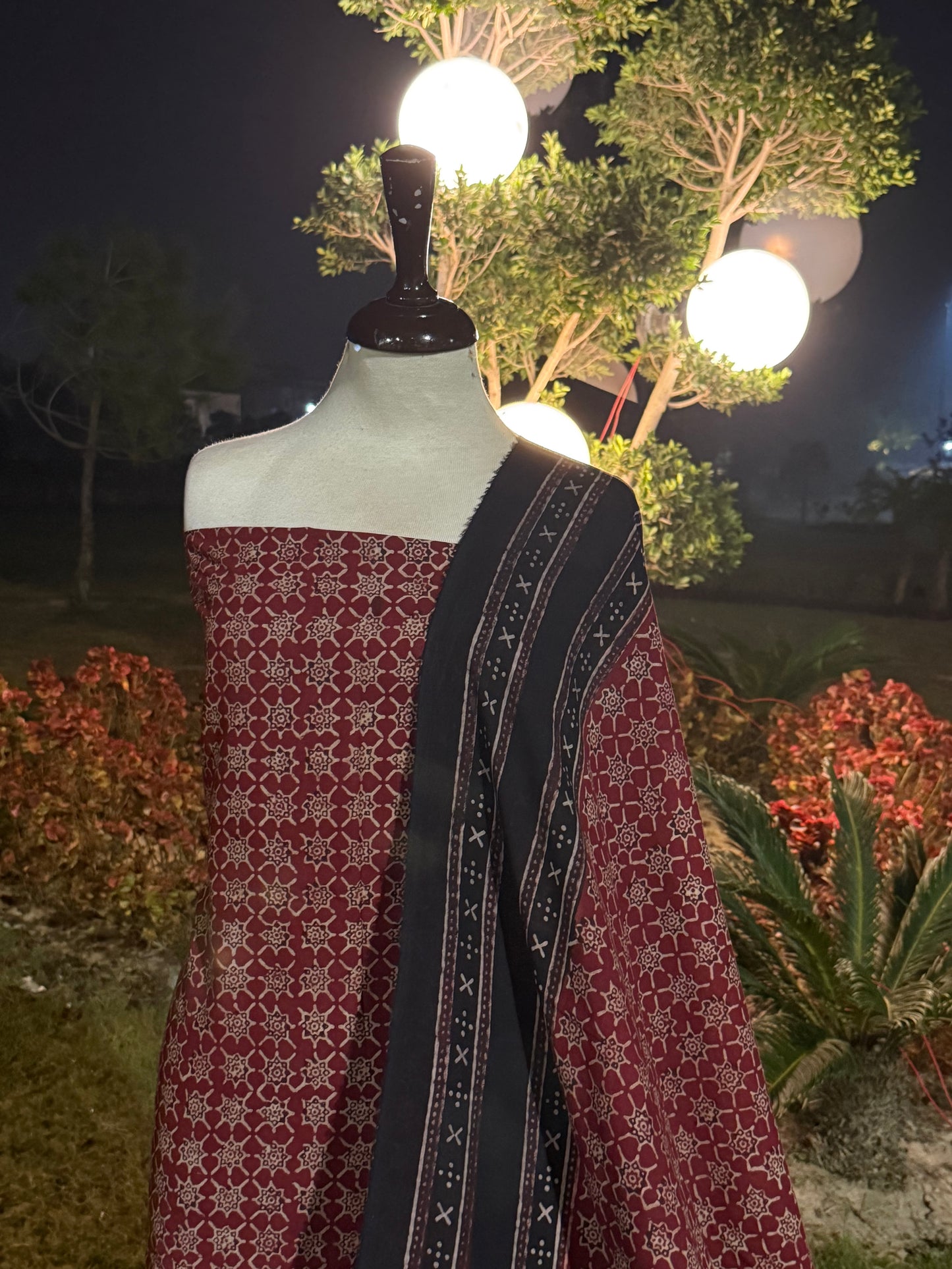 Lawn Natural dyed shirt and dupatta