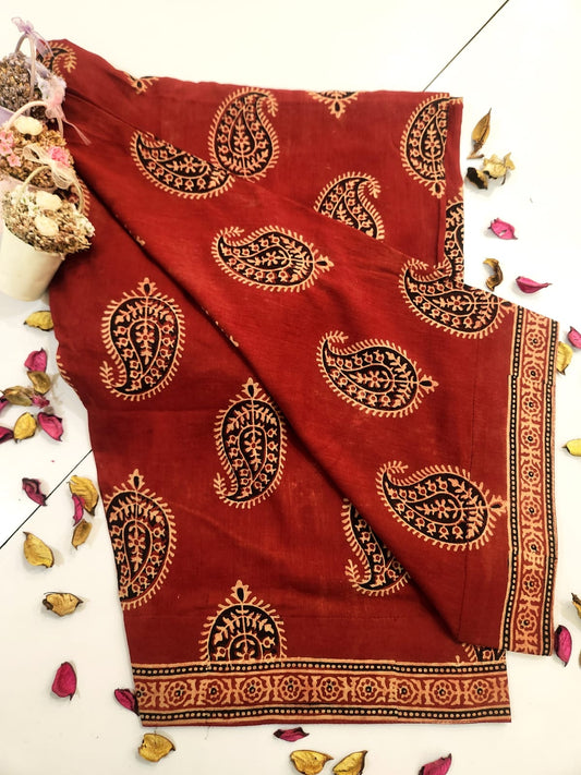 Redish Maroon Farshi Shalwar Medium to Large
