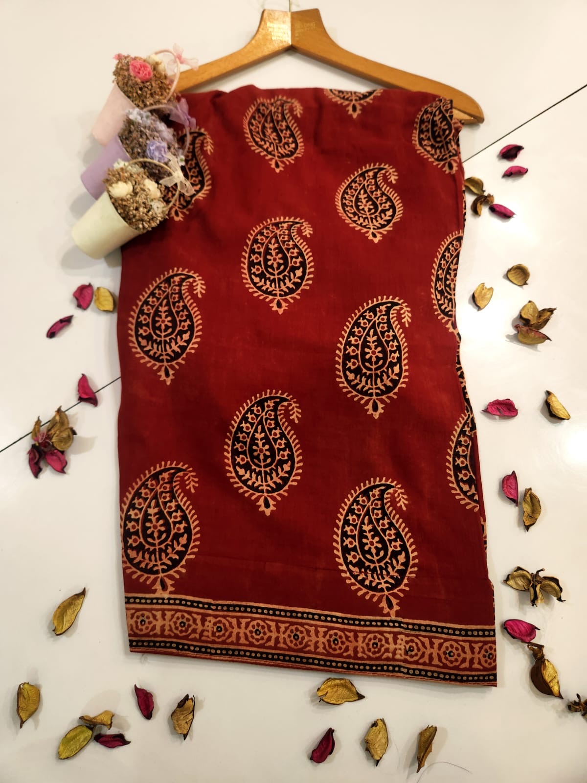 Redish Maroon Farshi Shalwar Medium to Large