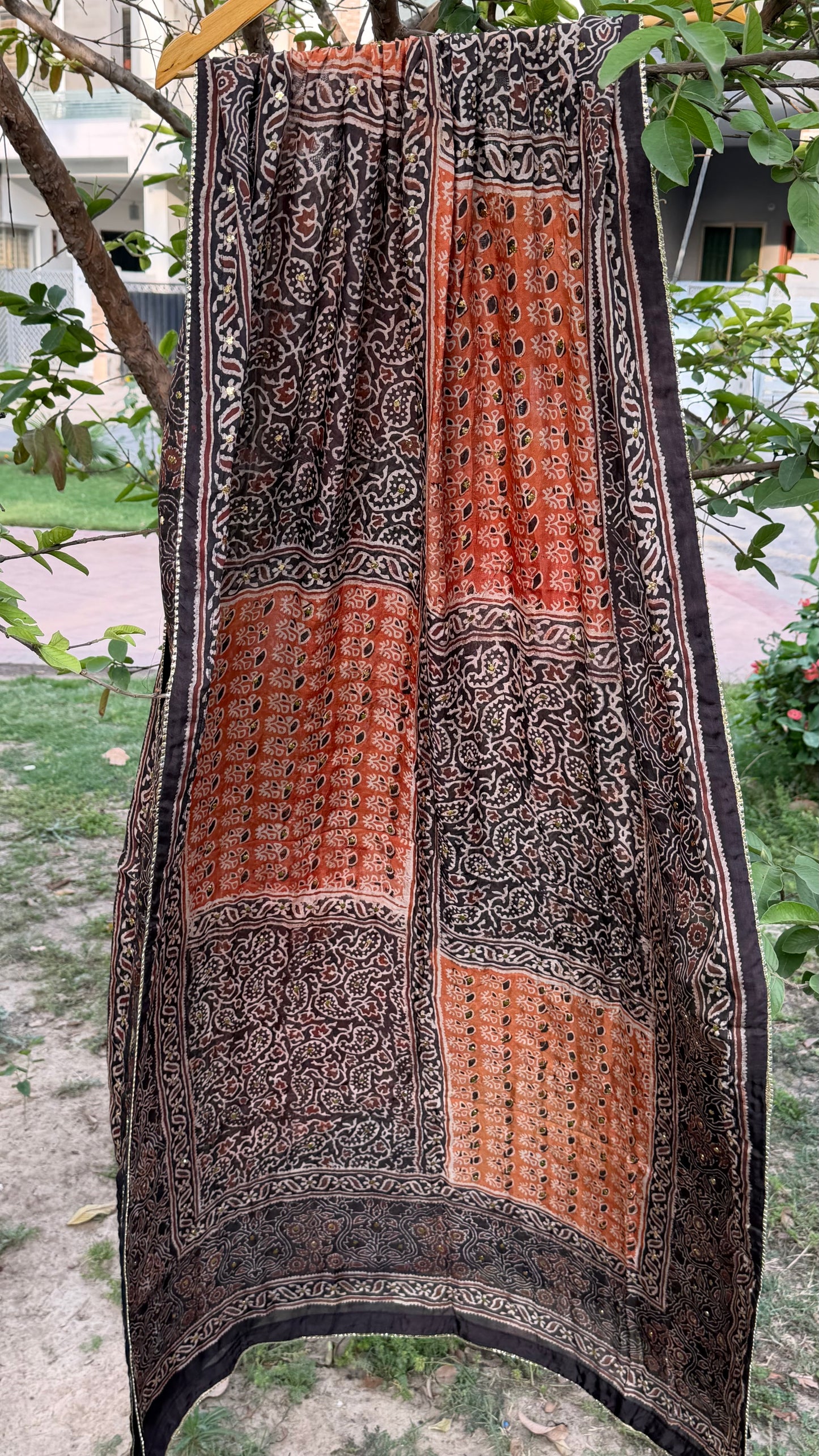 Medium Silk with Mukesh Dupatta