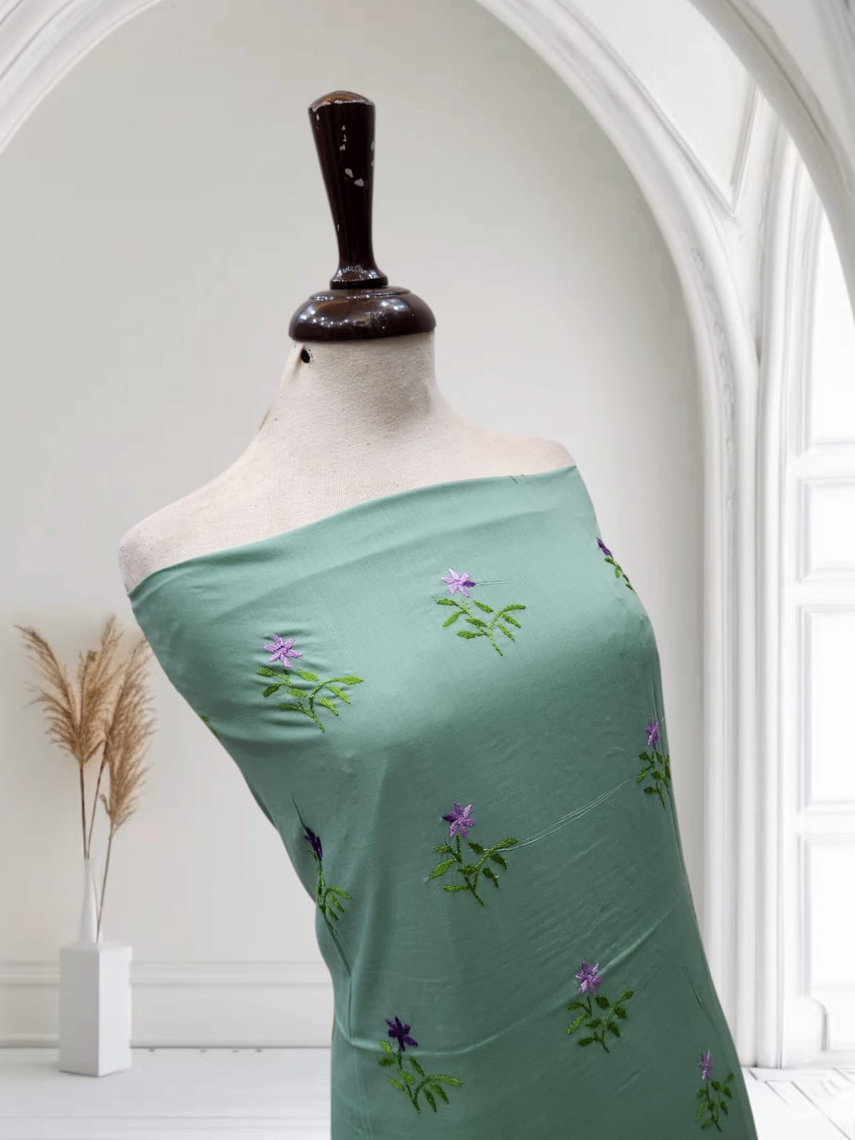 Lawn hand Embroidered shirt