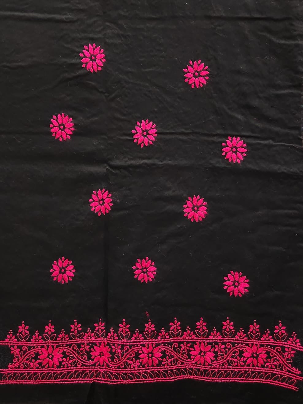 Kuch khas wali lawn hand embroidered shirt