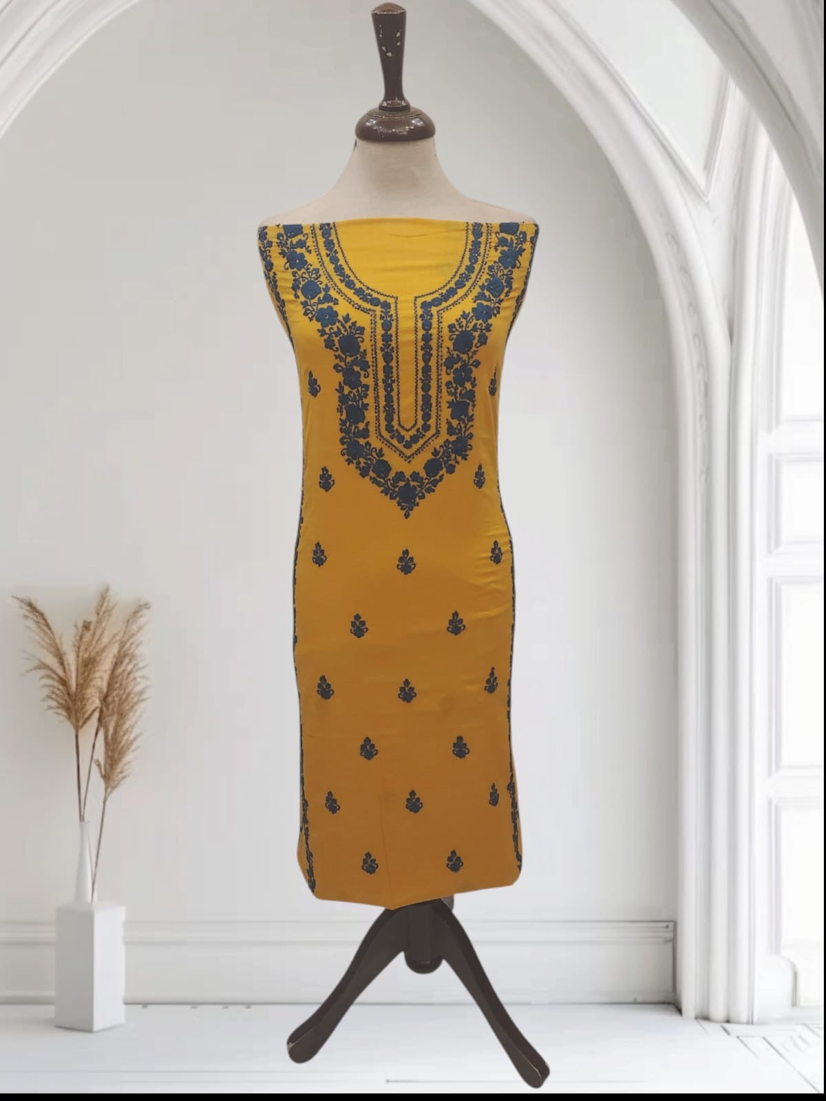 Budget friendly hand embroidered lawn shirt
