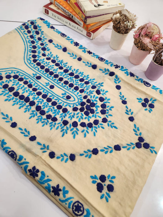 Lawn hand embroidered shirt