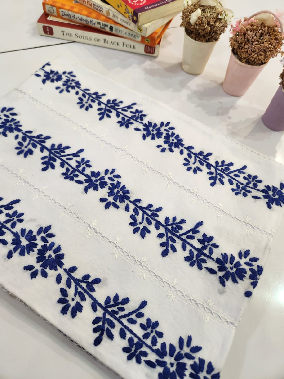 Tarkashi lawn hand embroidered shirt
