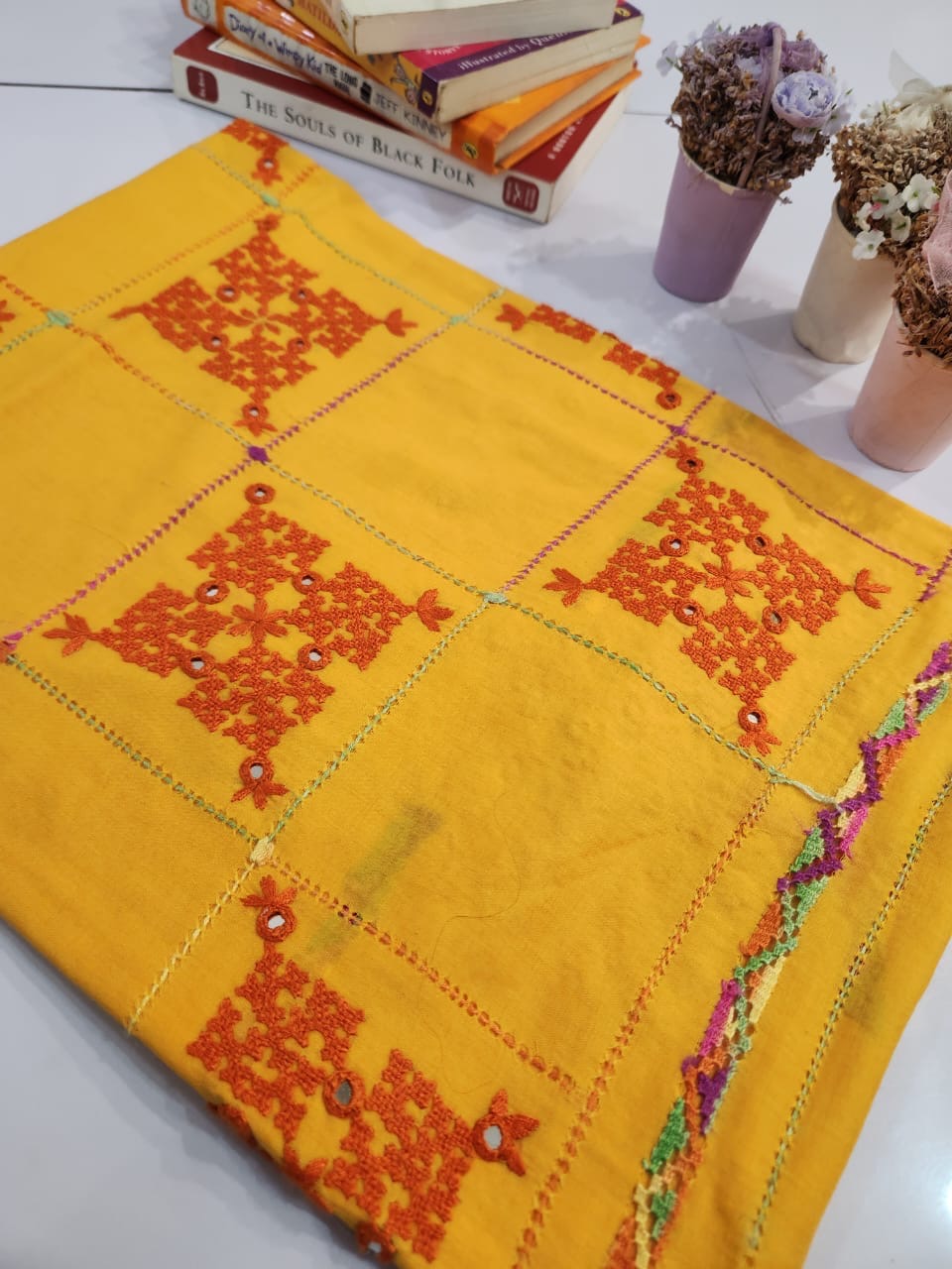 Tarkashi lawn hand embroidered shirt