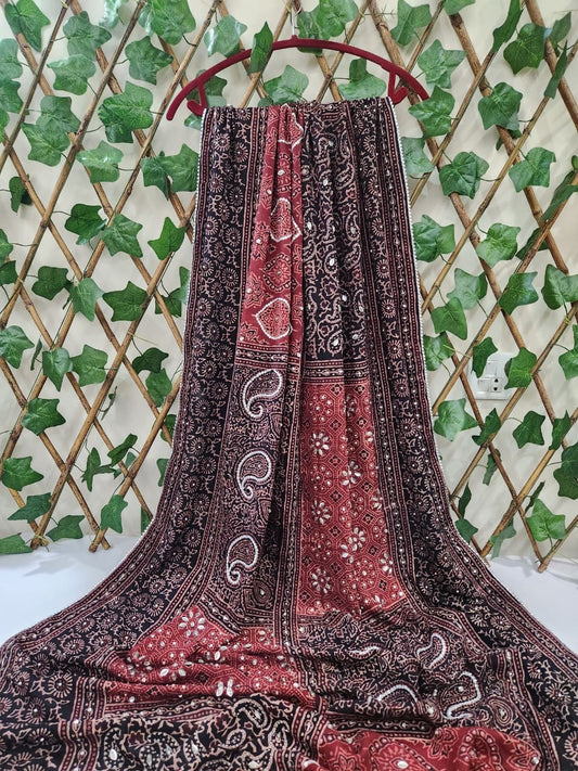 Lawn Natural dyed adda work long dupatta
