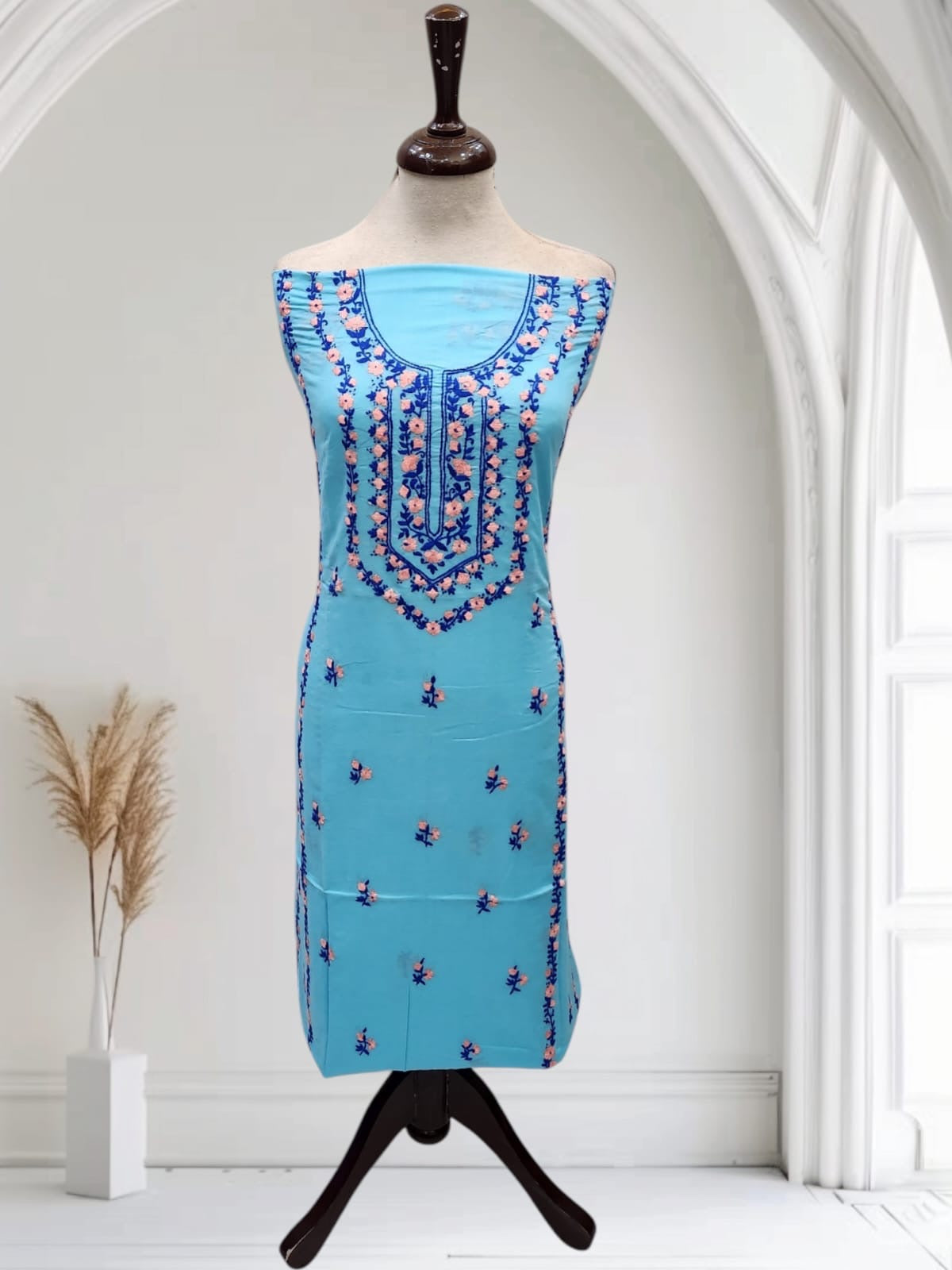 Lawn hand Embroidered shirt