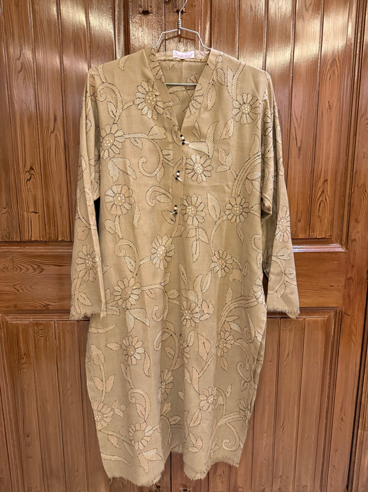 Pashmina Kanthakari Large size Kurta