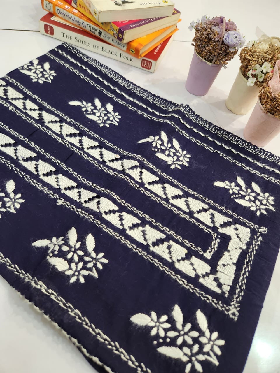 Tarkashi Lawn hand embroidered shirt