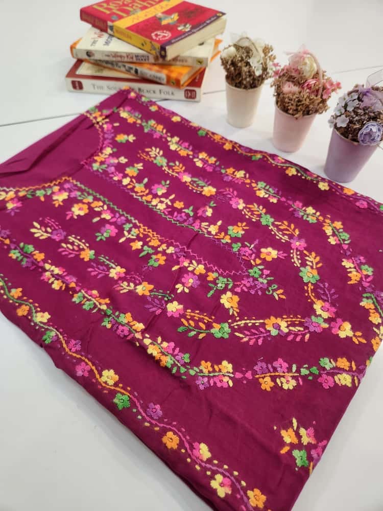 Most beautiful Lawn Hand Embroidered shirt