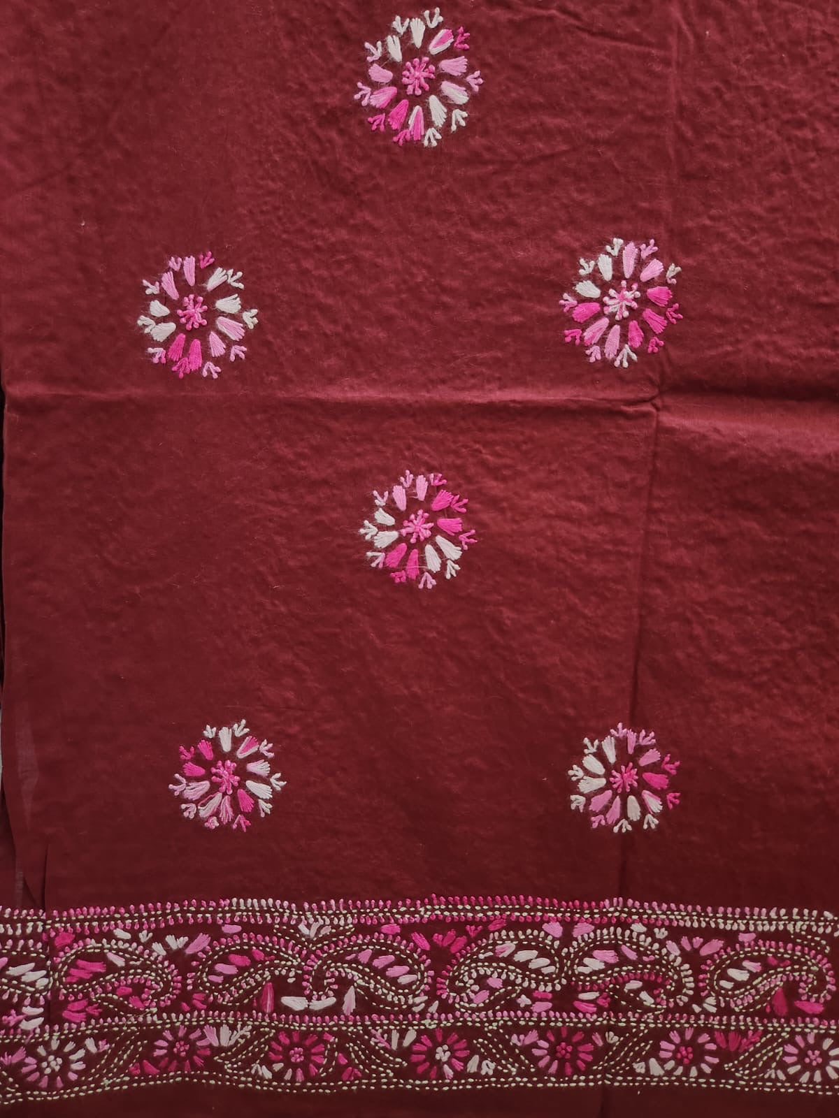 Lawn hand embroidered Jaal Shirt