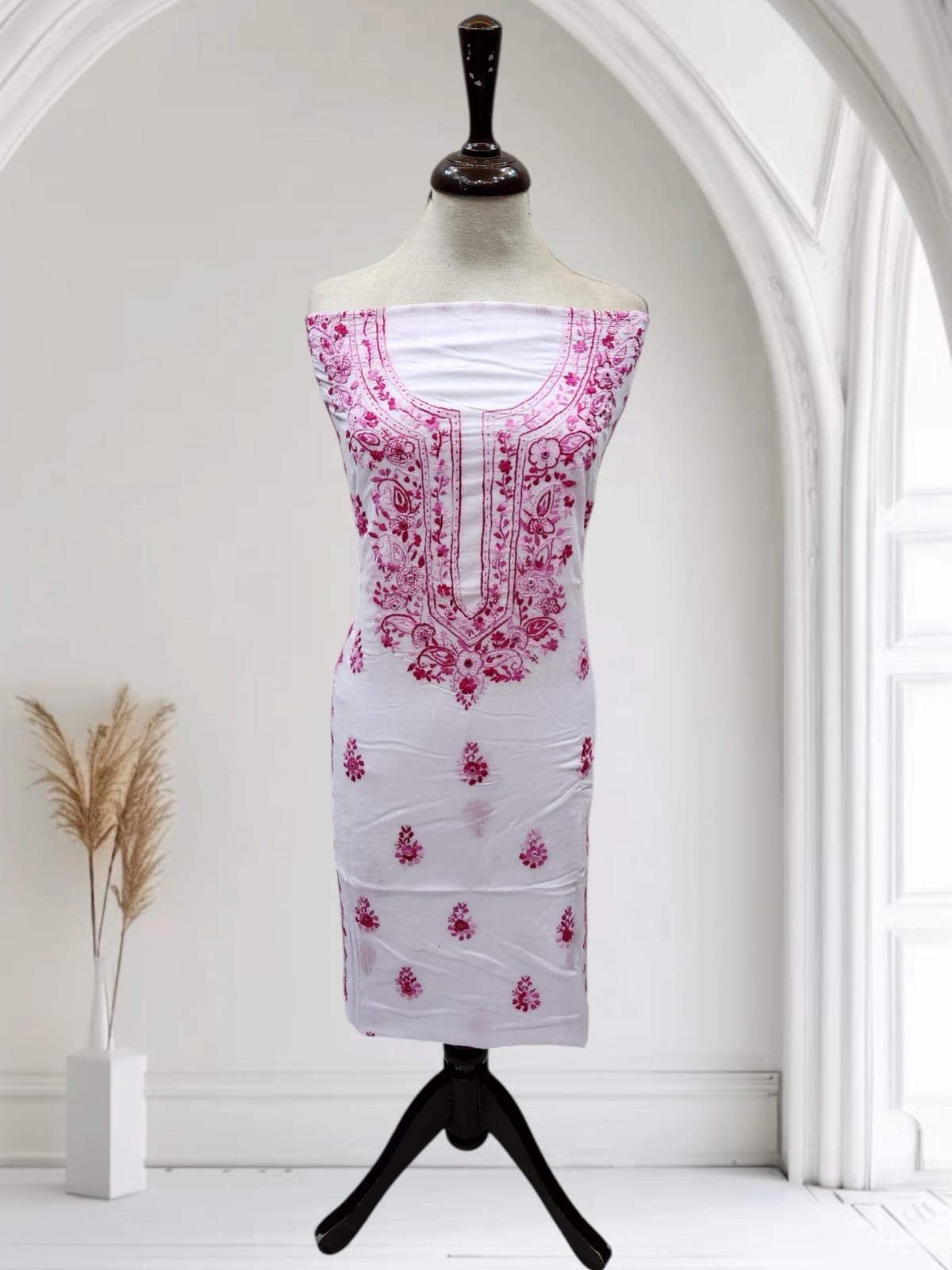 Premium design lawn hand embroidered shirt