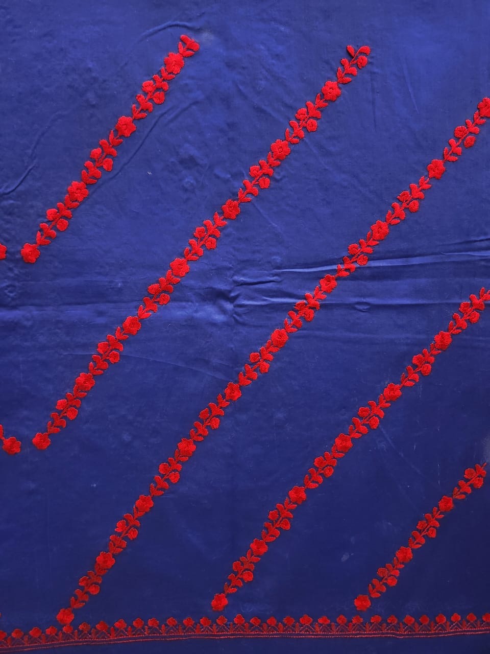 Lawn hand embroidered shirt