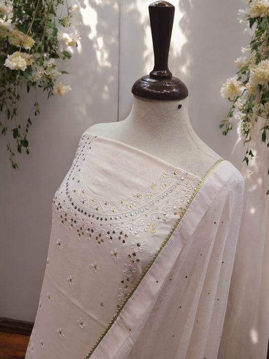 Eid collection silver gold mukesh pastel pink