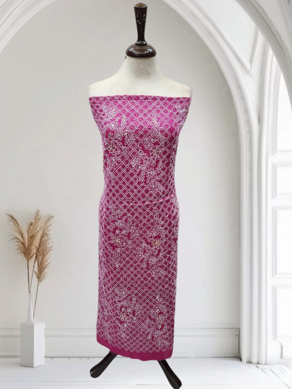 Chikankari Mukesh Lawn shirt