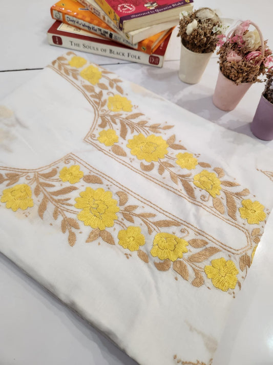 Lawn hand embroidered shirt