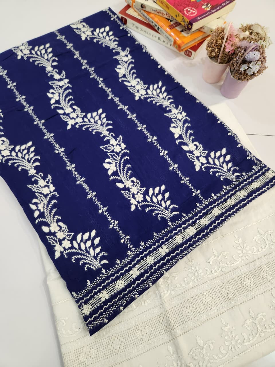 Lawn Tarkashi shirt with lawn tarkashi Trouser