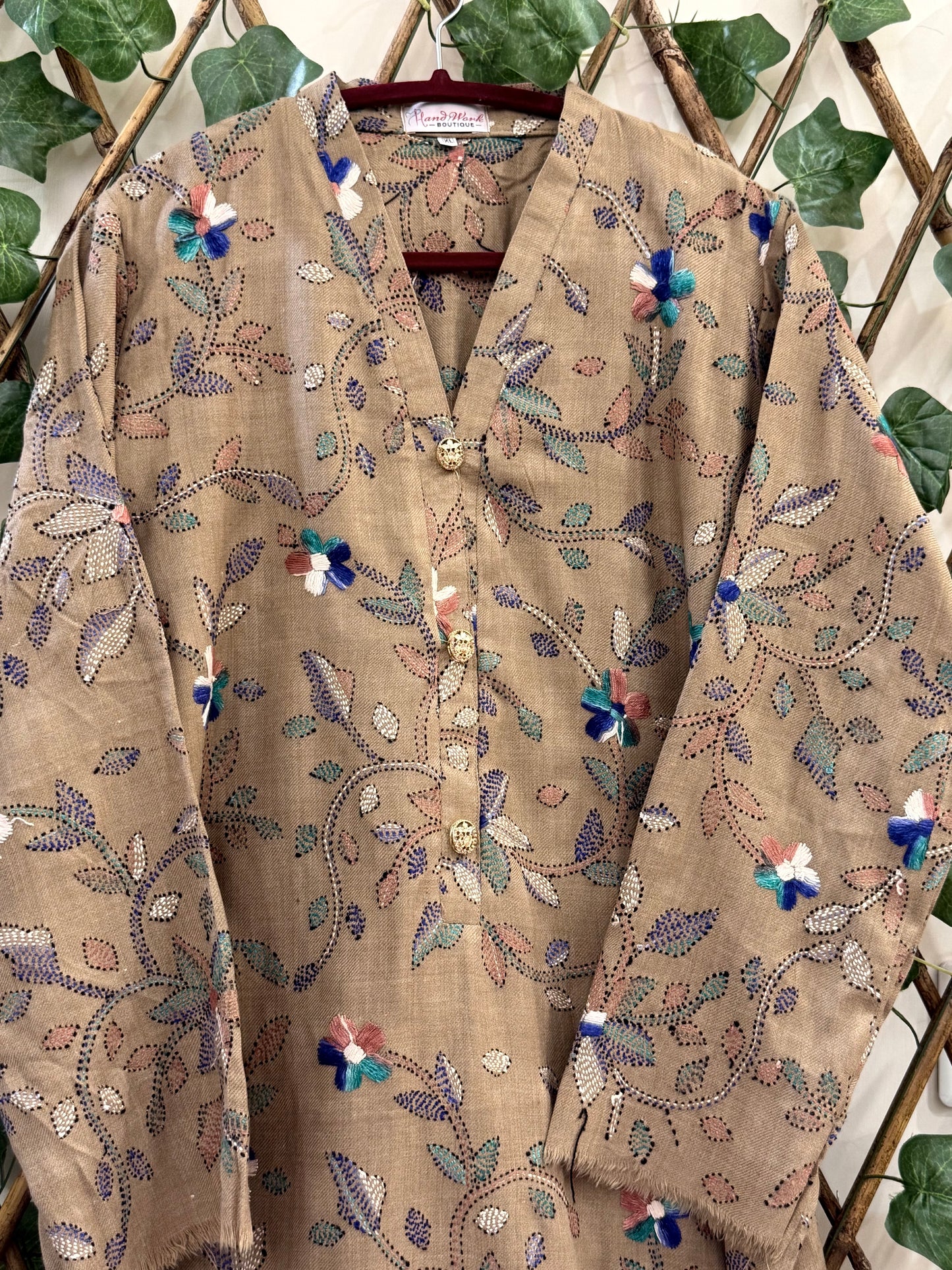 Pashmina Kantha Kurta size X-Large