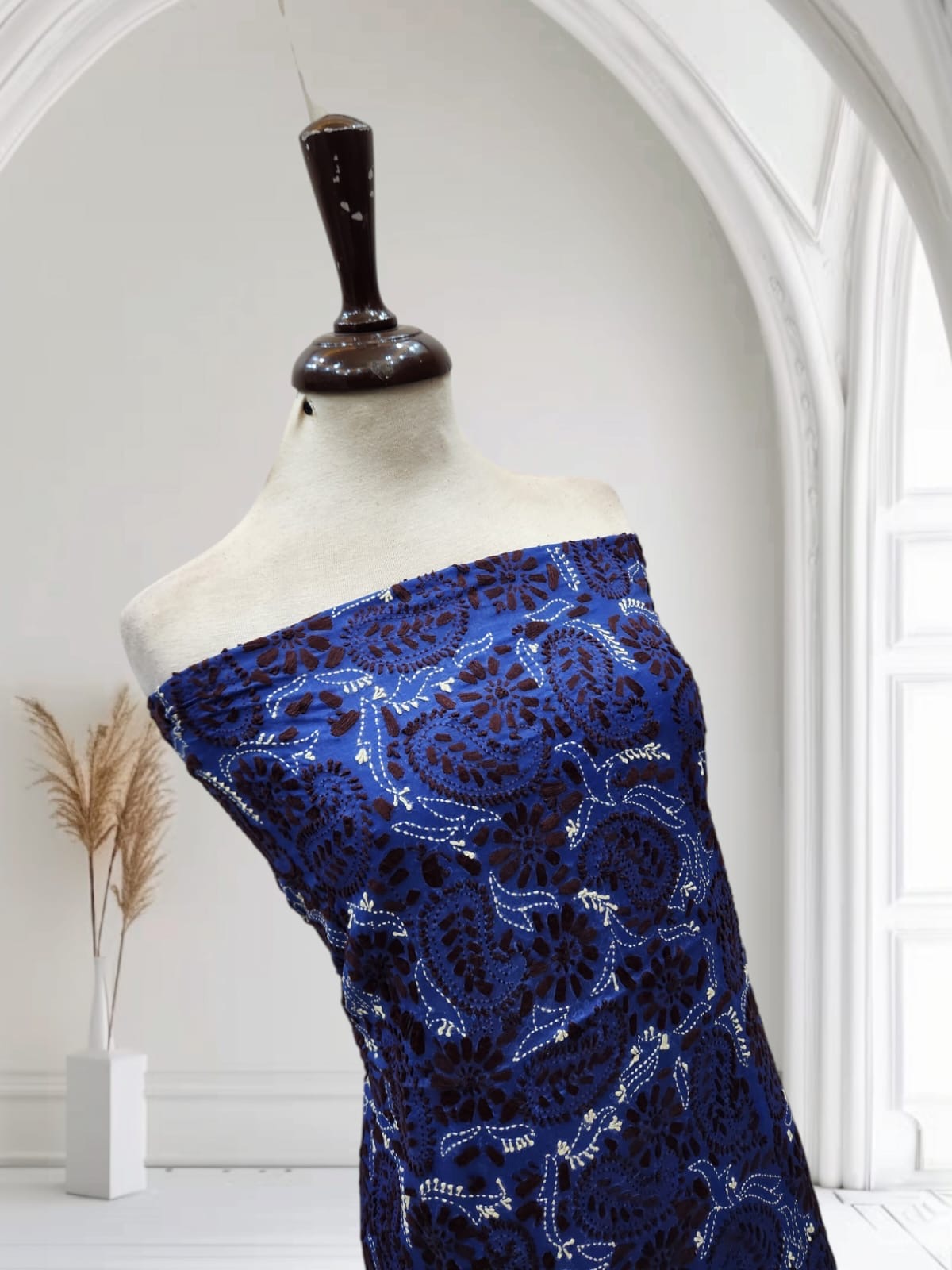 Lawn hand embroidered jaal shirt
