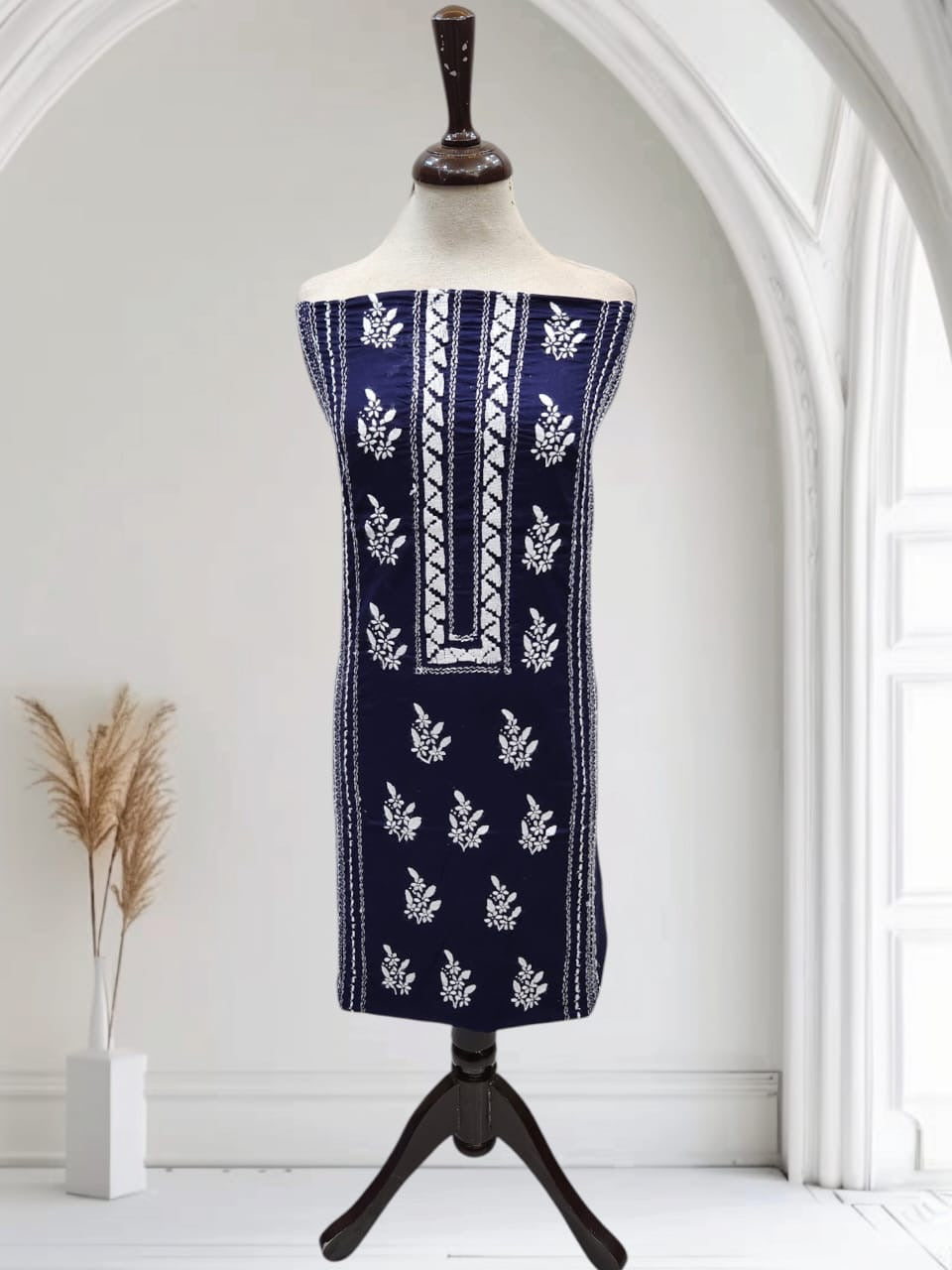Tarkashi Lawn hand embroidered shirt