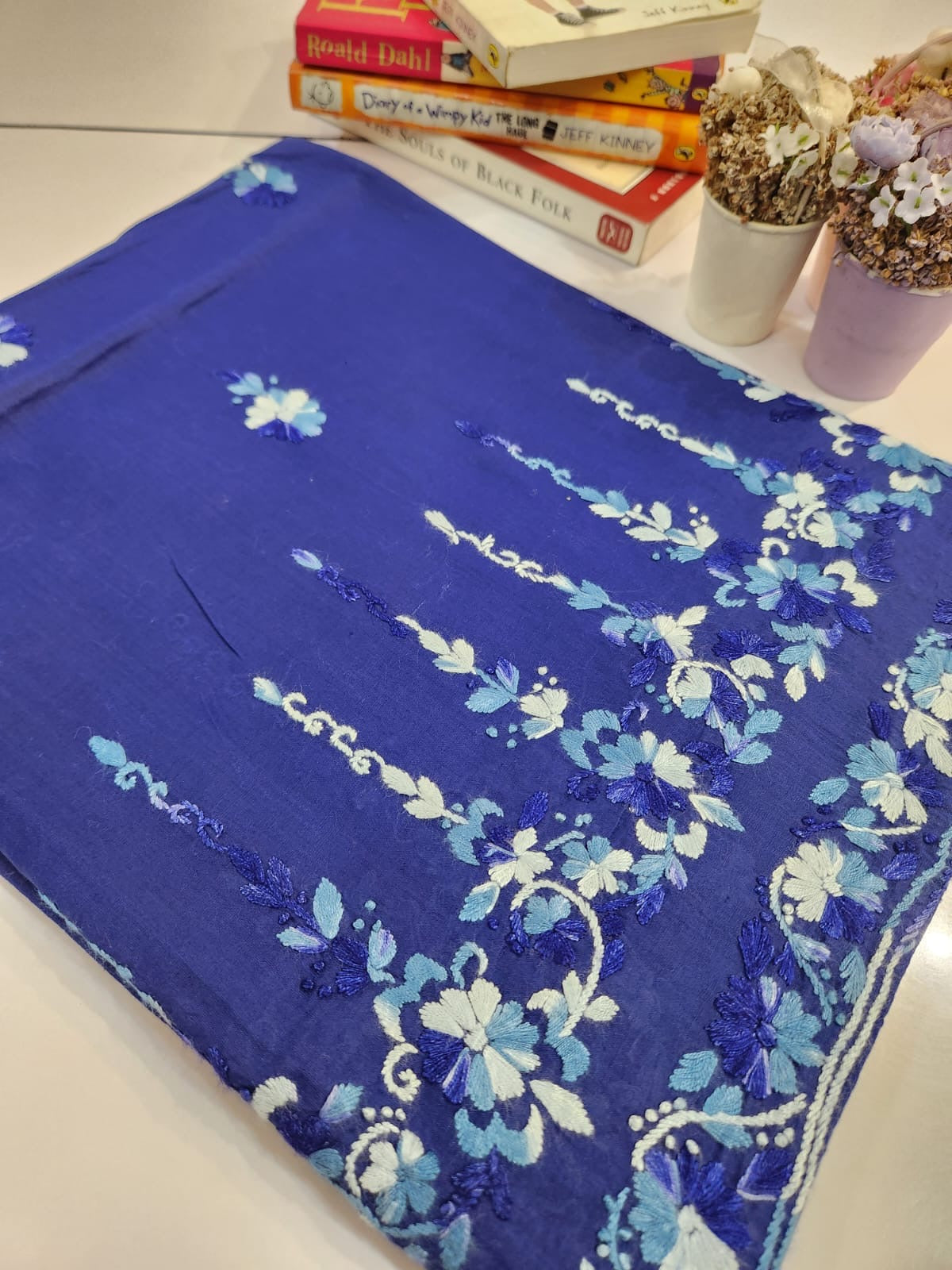 Lawn hand embroidered shirt