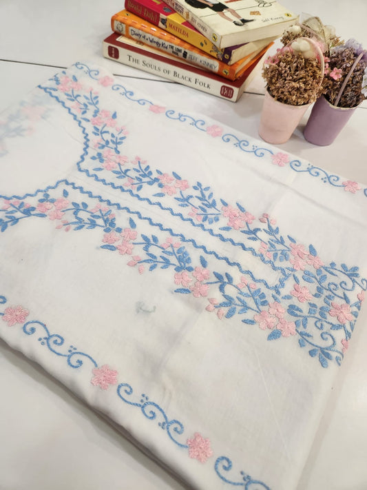 Lawn hand embroidered shirt
