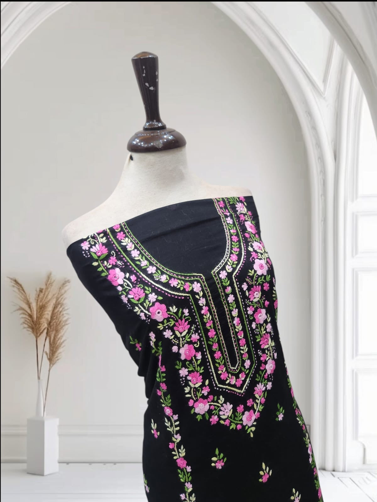 Premium lawn hand embroidered shirt