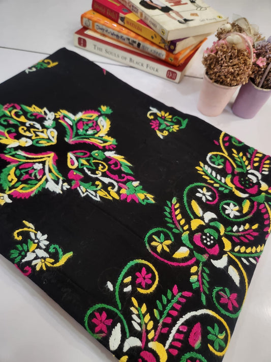 Lawn hand embroidered shirt