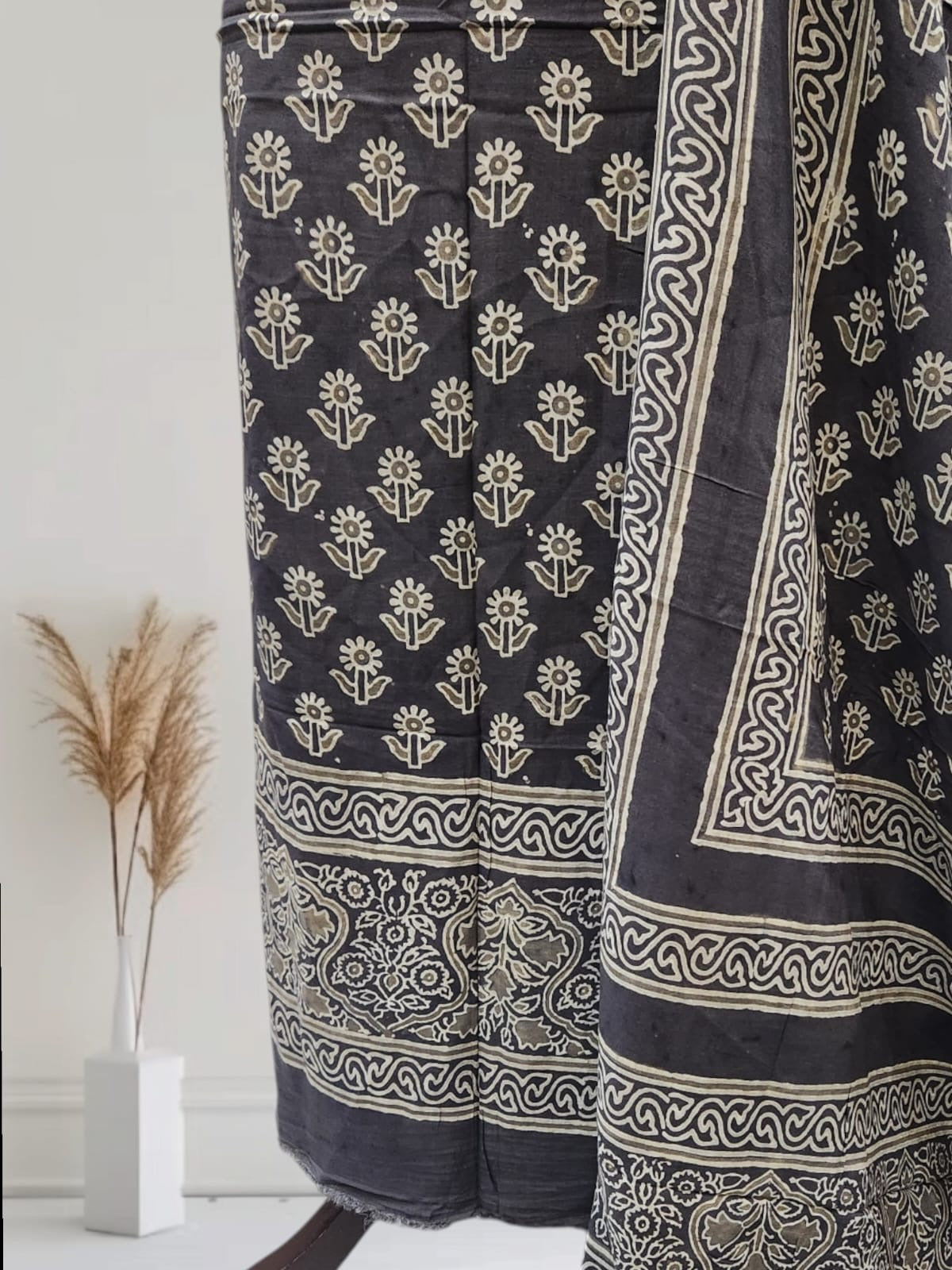 Natural dyed linen 2pc