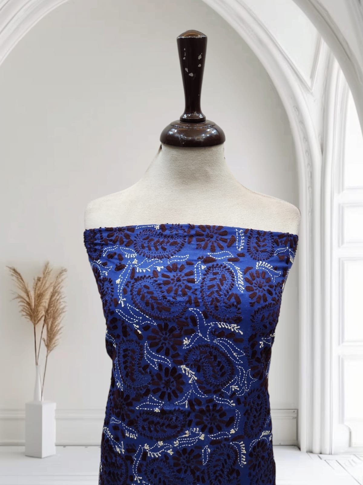Lawn hand embroidered jaal shirt