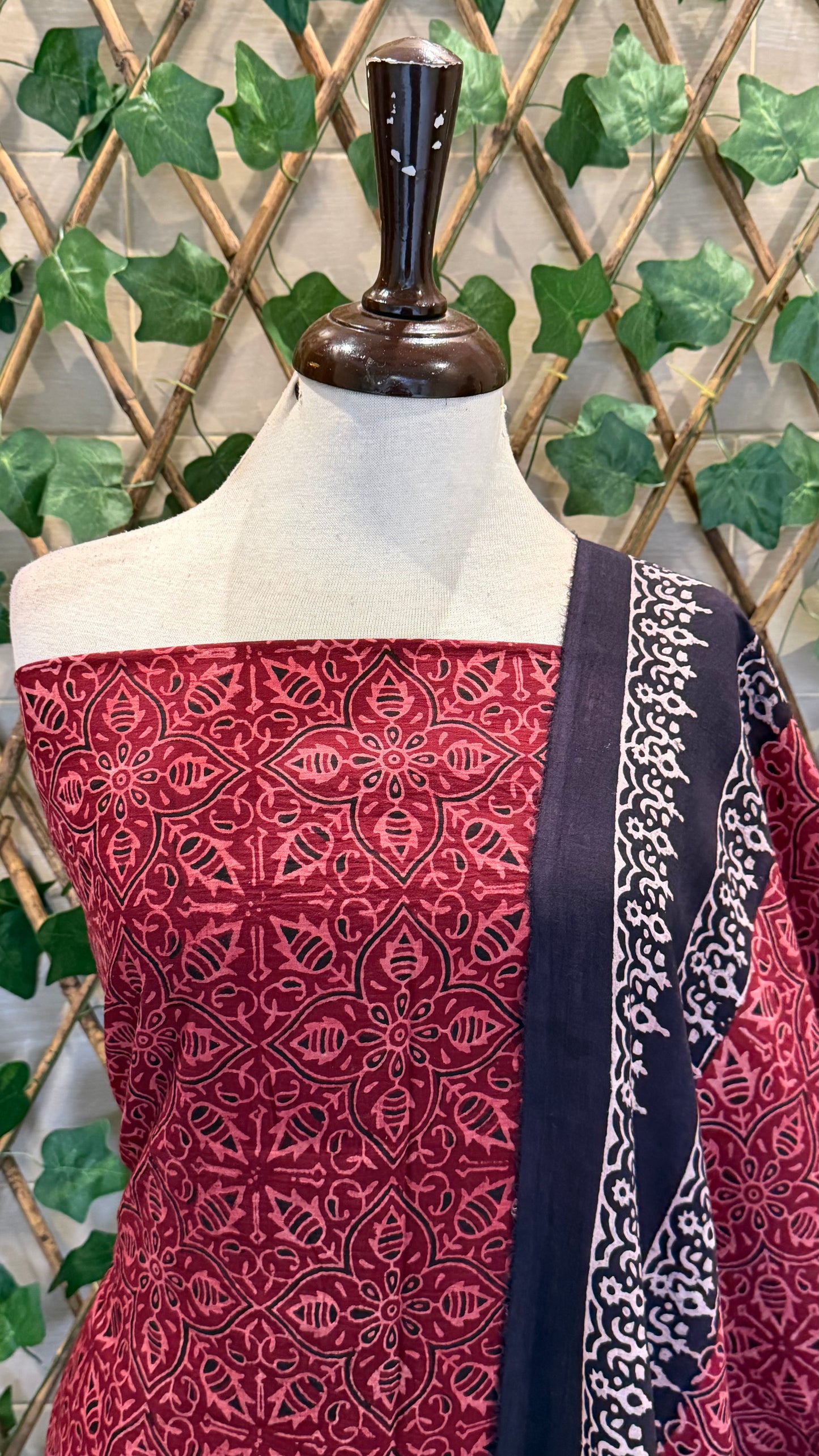 Lawn Natural Dyed Shirt and Dupatta