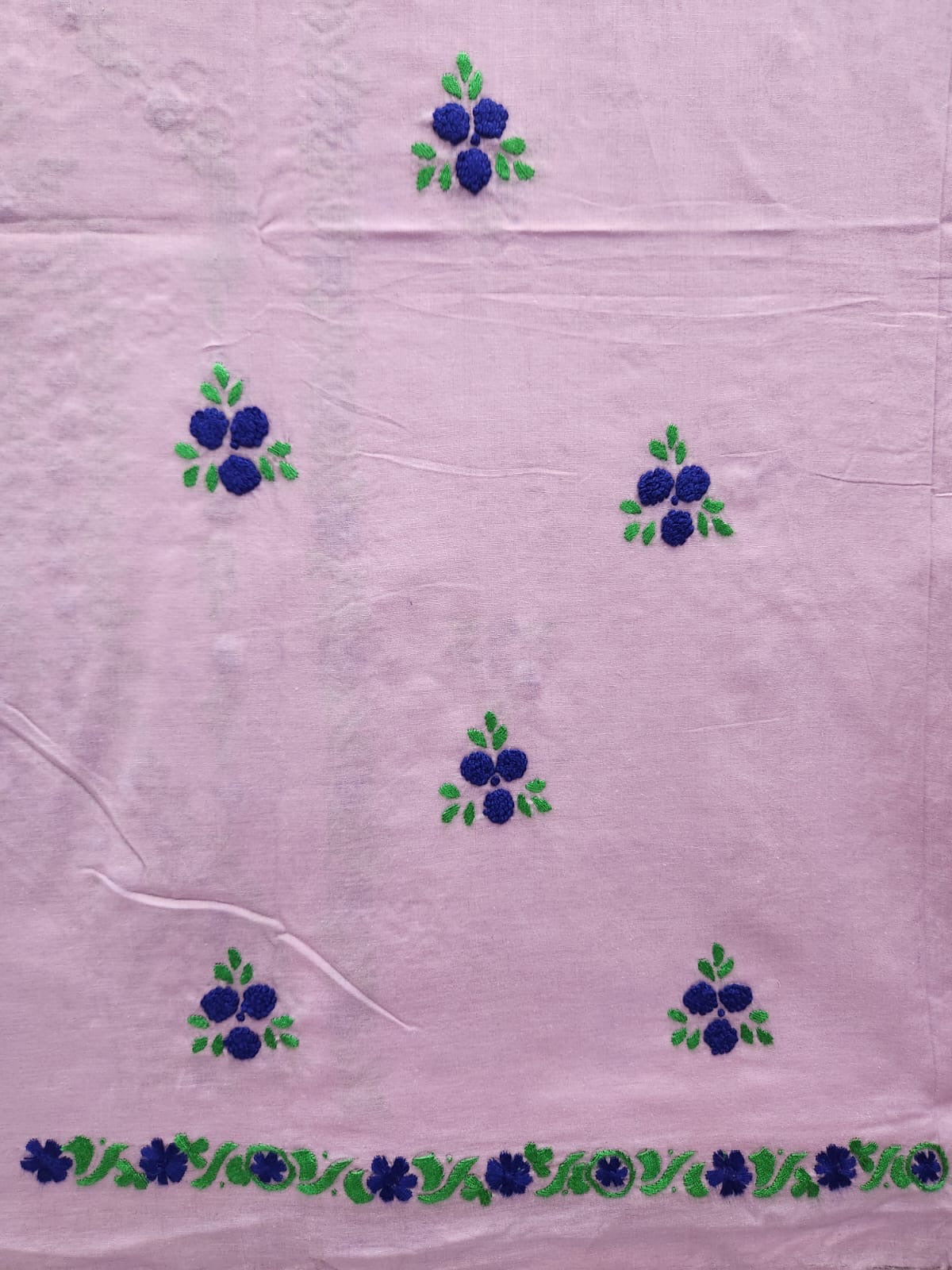Lawn hand embroidered shirt