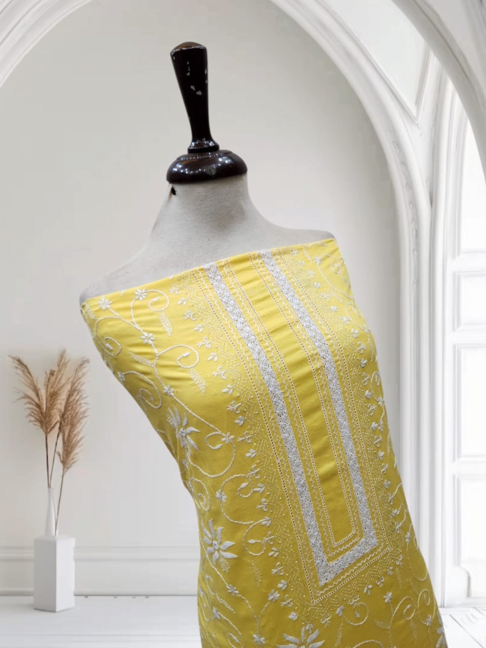 Tarkashi lawn hand embroidered shirt
