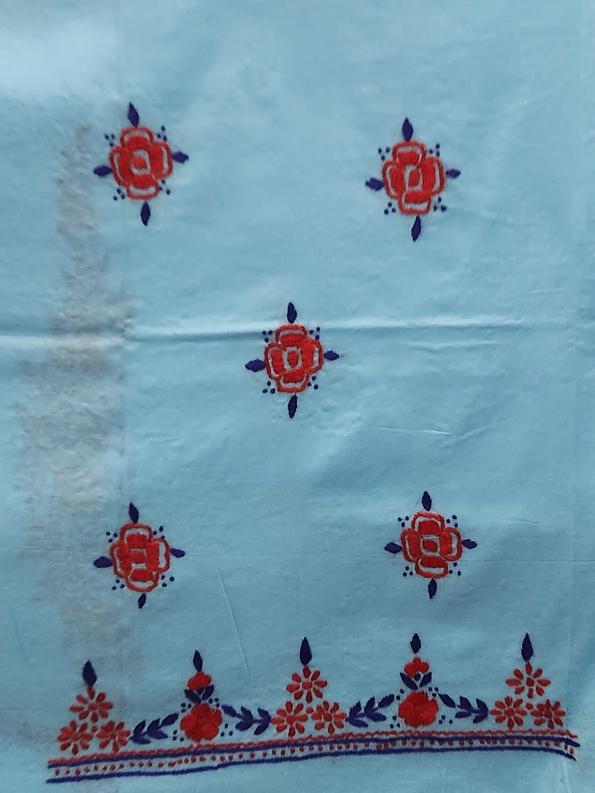 Lawn hand embroidered budget shirt