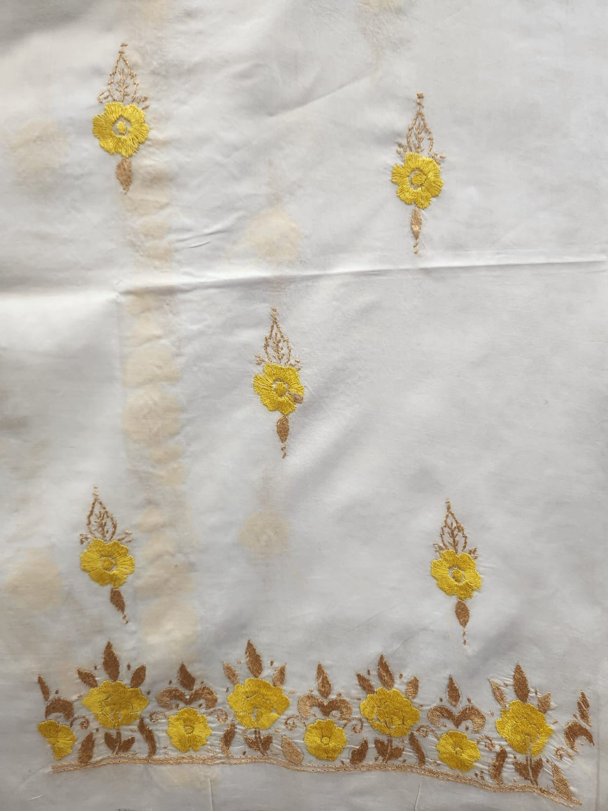 Lawn hand embroidered shirt