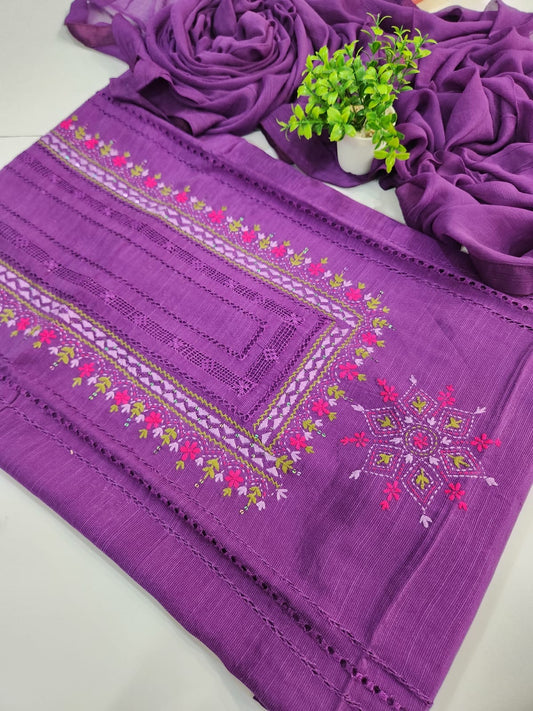 Premium Raw silk 3pc (advance payment)