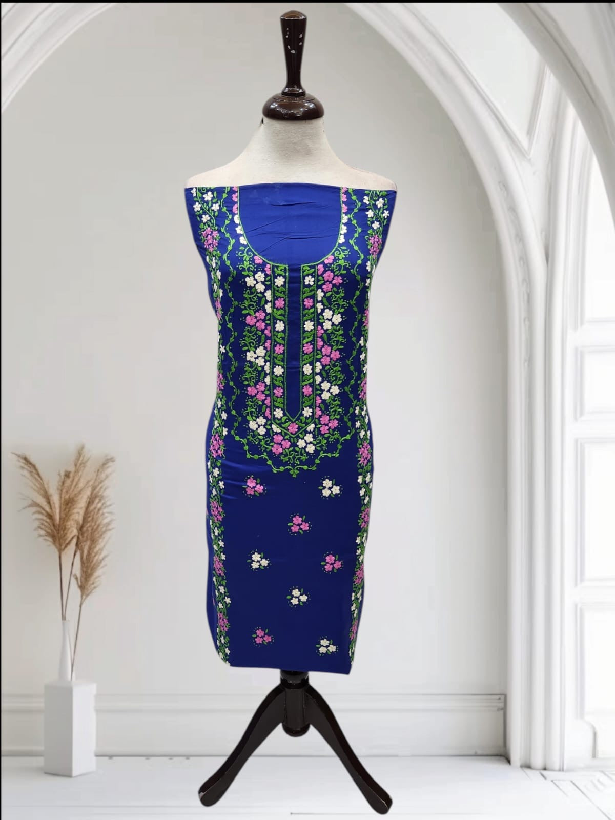 Lawn hand embroidered shirt
