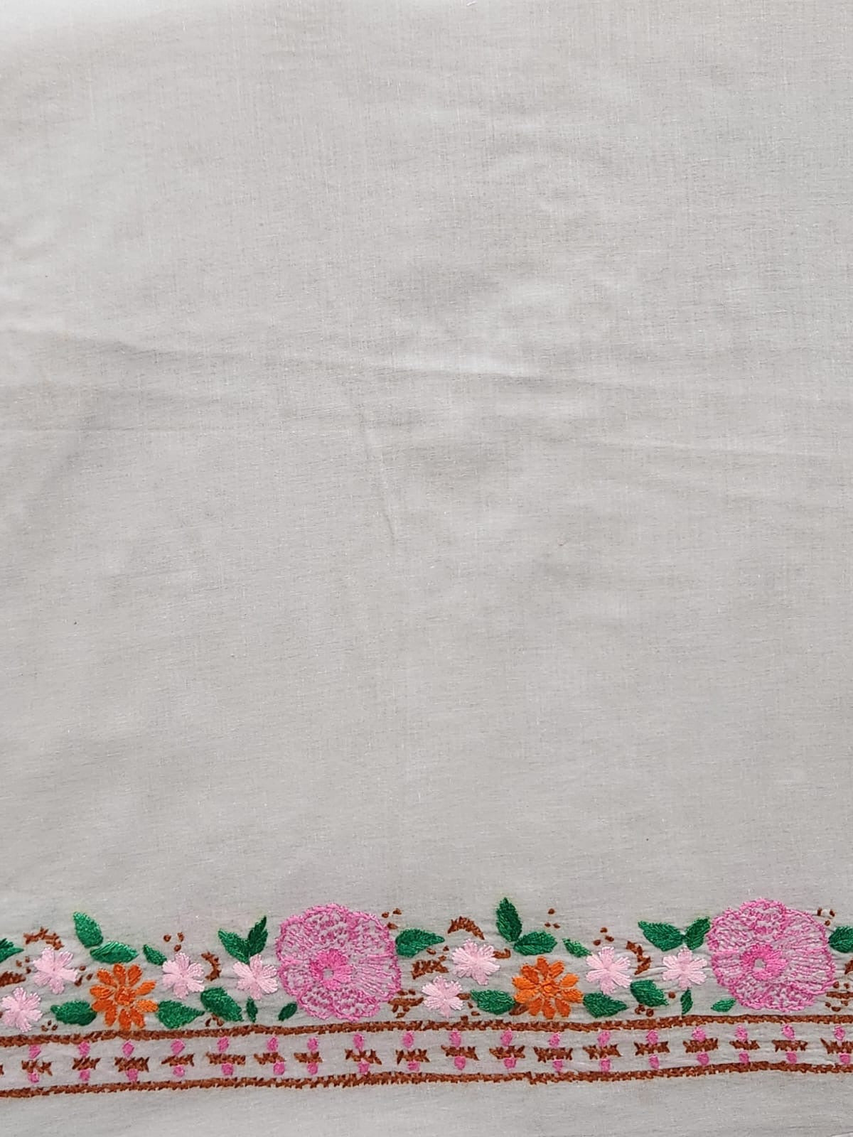 Premium quality lawn hand embroidered shirt