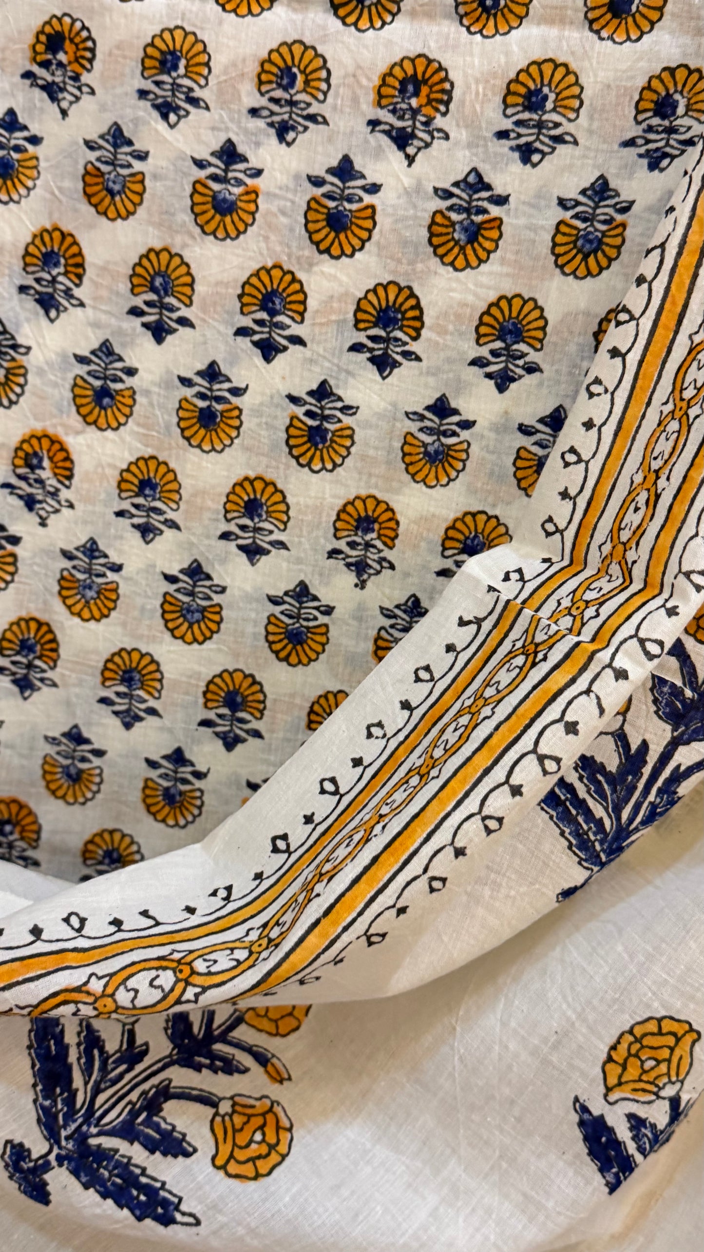 Exclusive Limited Edition lawn block print shirt dupatta