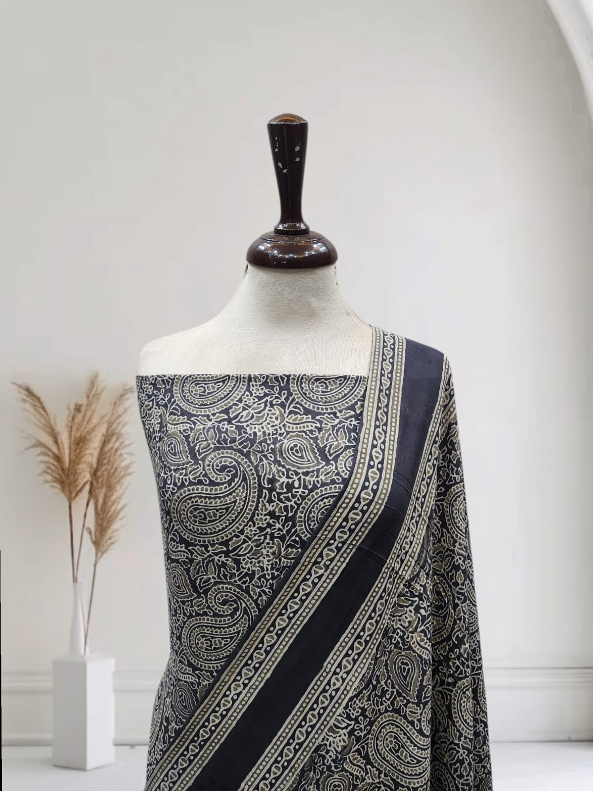 Natural Dyed linen 2pc grey