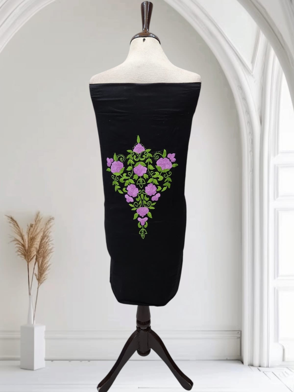 Tarkashi lawn hand embroidered shirt
