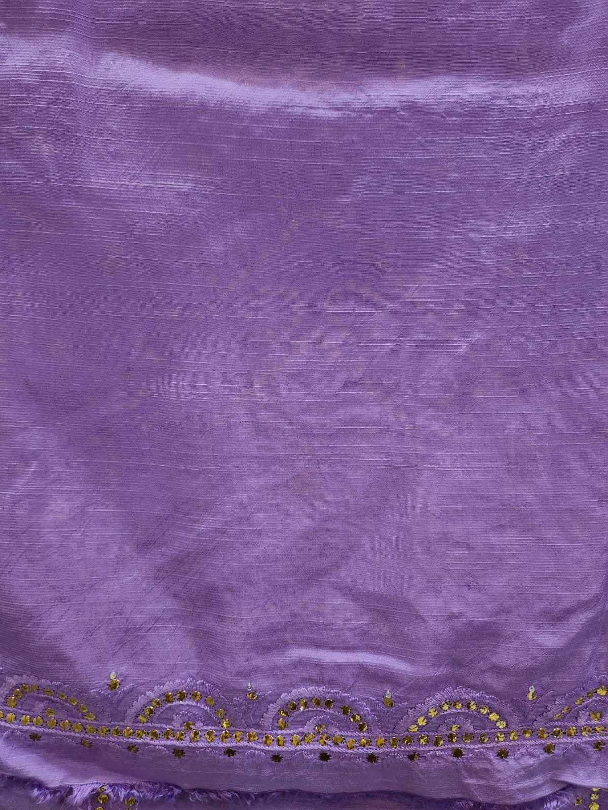 Mauve with Plump Raw Mukesh Raw Silk