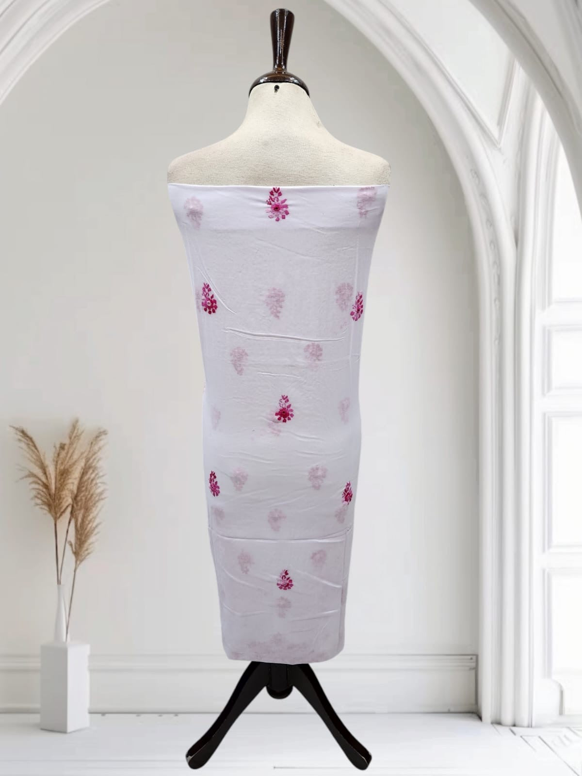 Premium design lawn hand embroidered shirt
