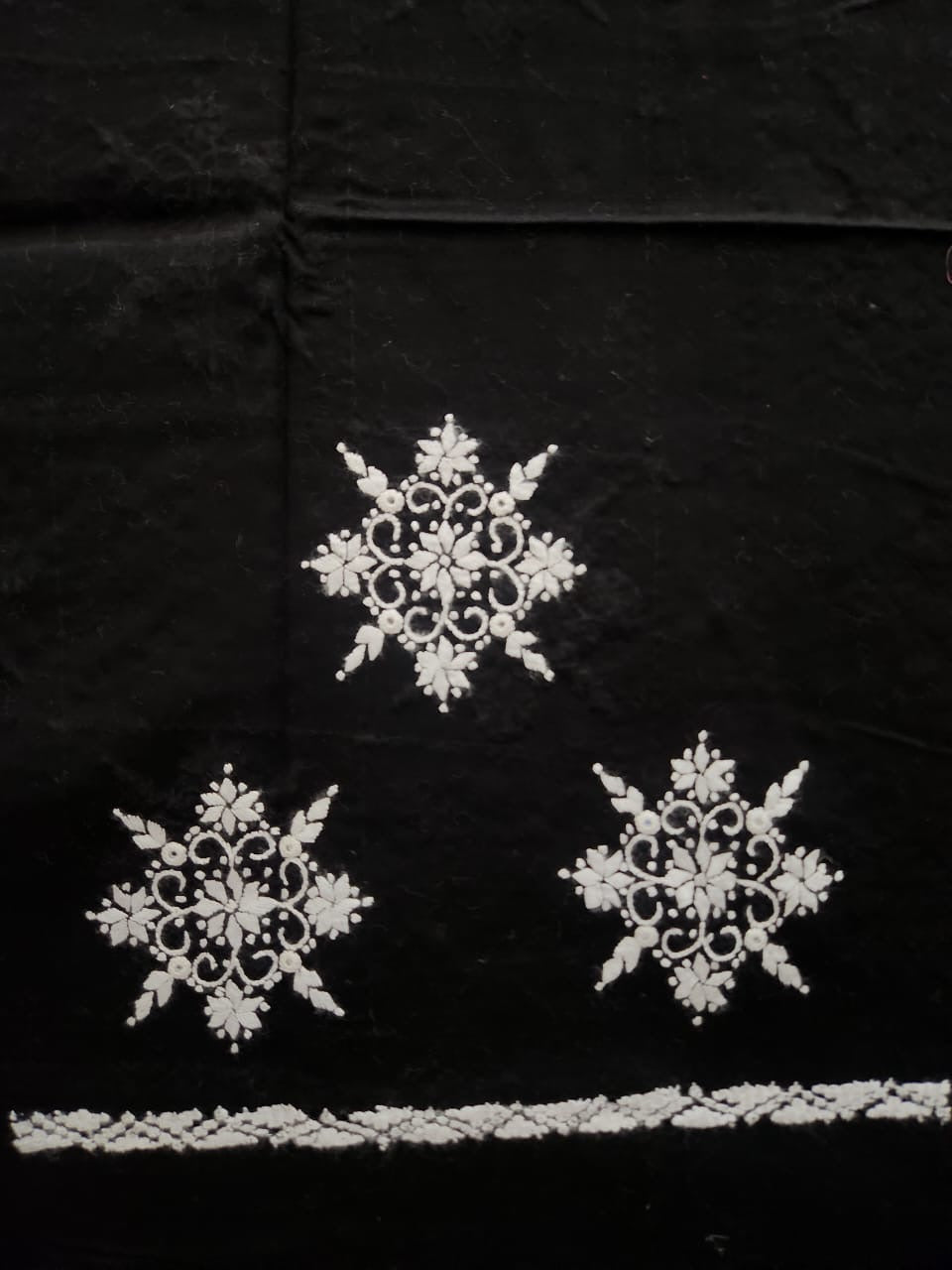 Tarkashi lawn hand embroidered shirt