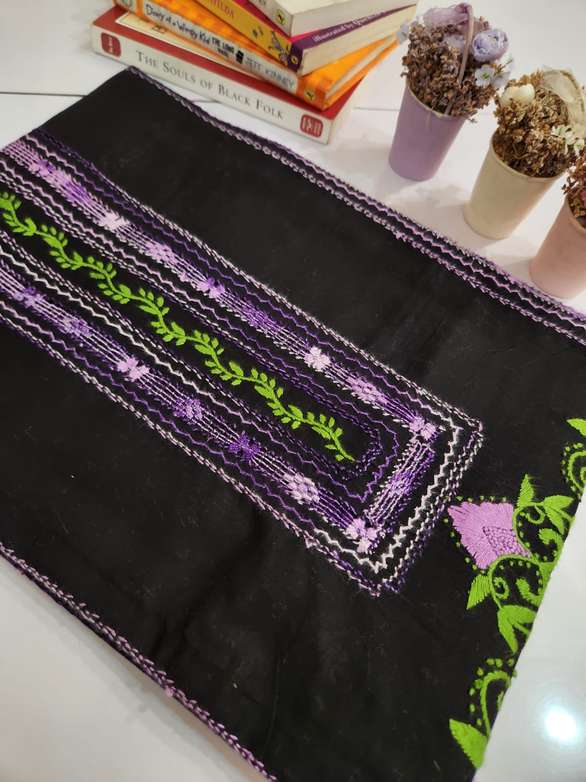 Tarkashi lawn hand embroidered shirt