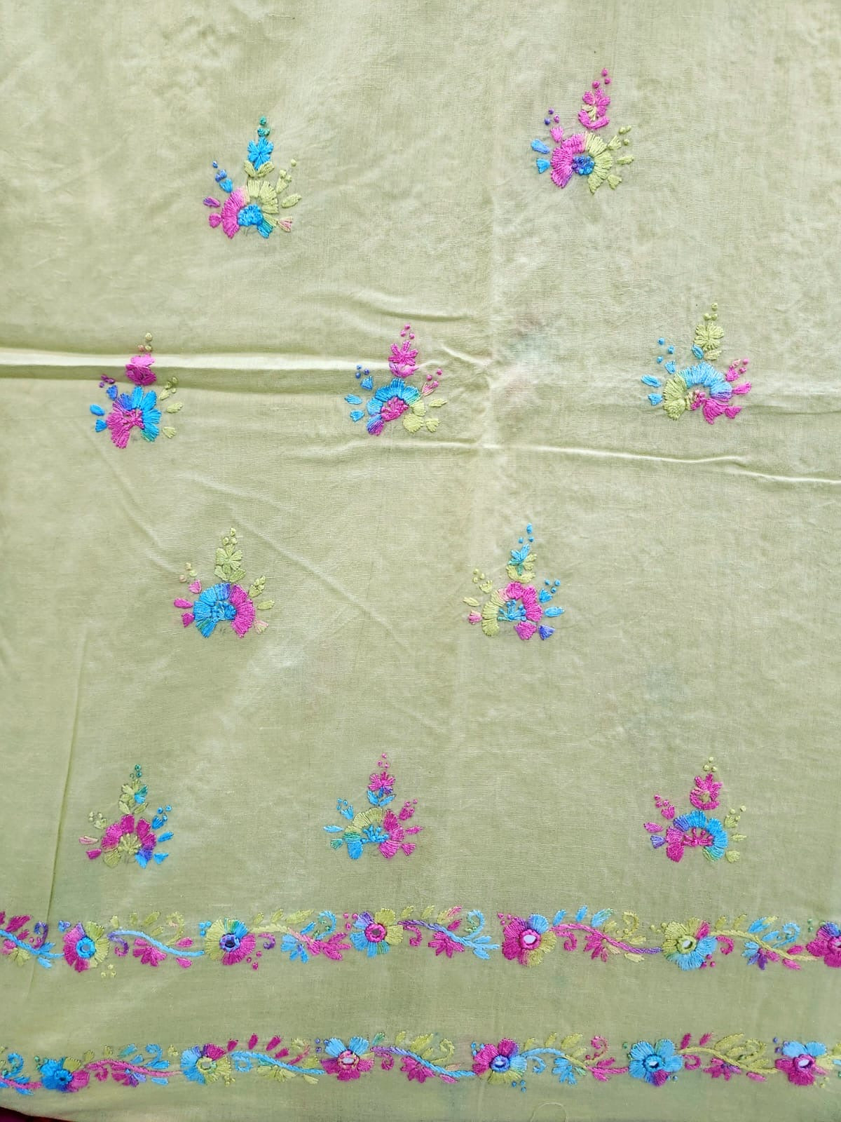 Trendy Lawn Hand Embroidered Shirt