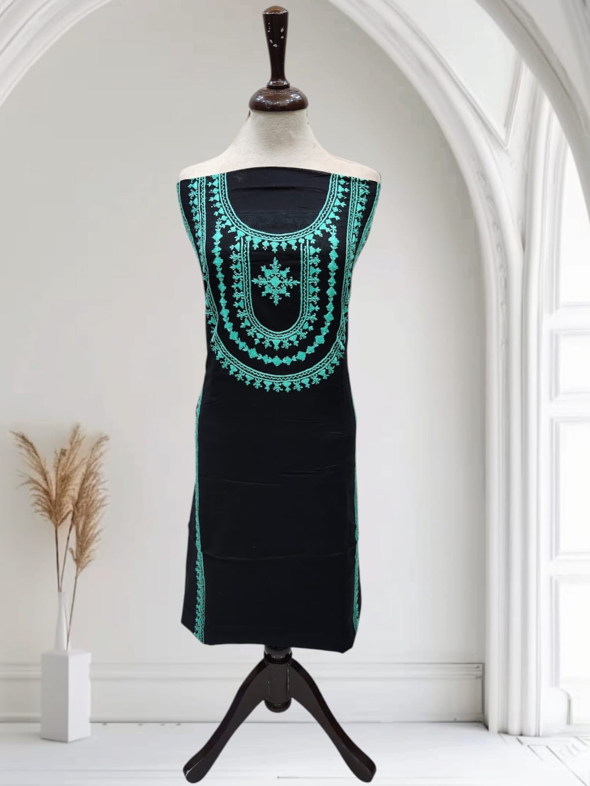 Lawn hand embroidered shirt