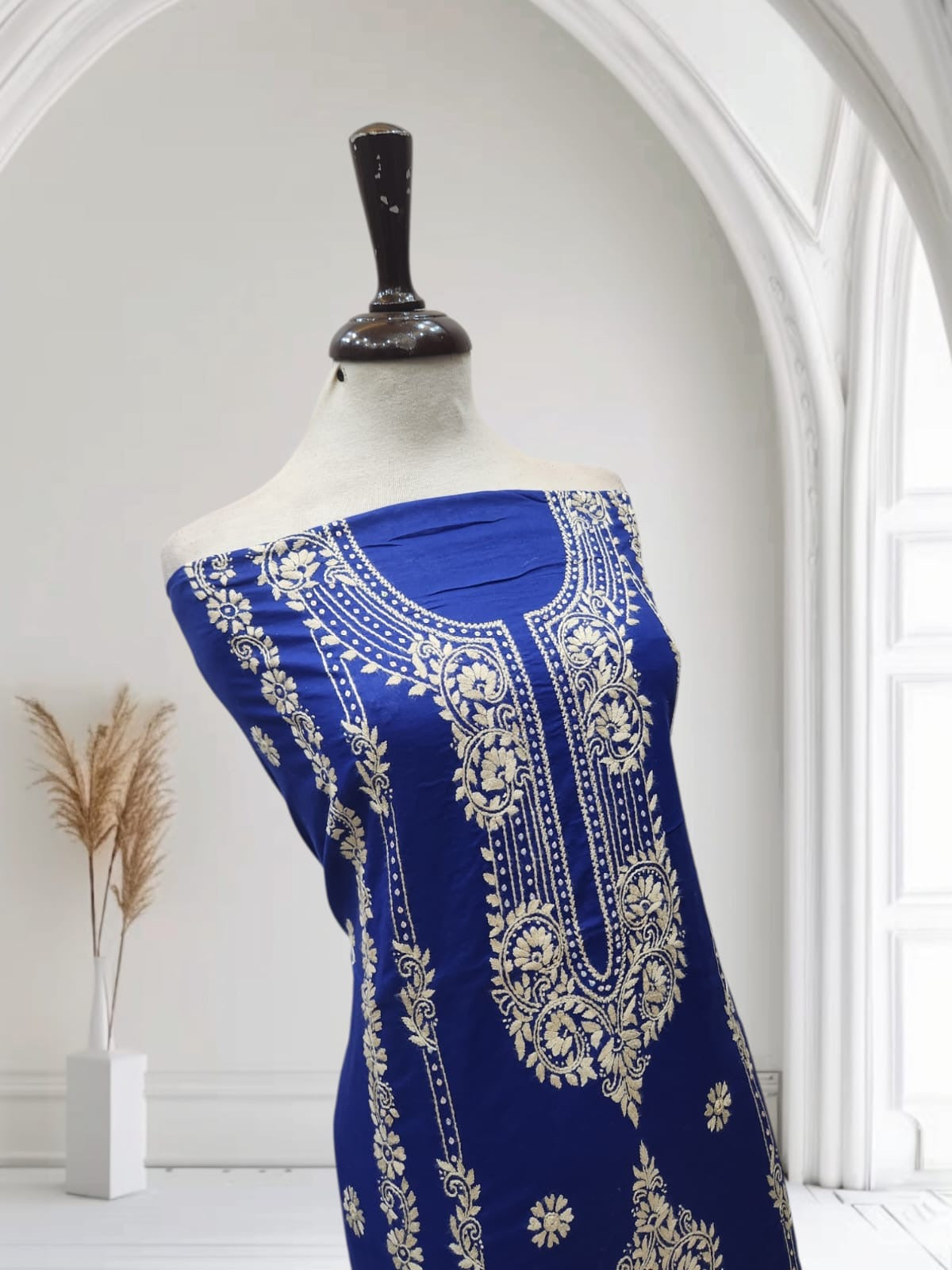 Rare premium lawn hand embroidered shirt